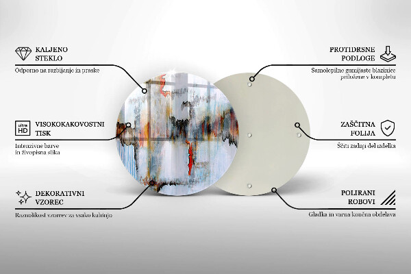 Chopping board Paints abstraction