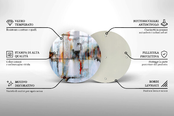 Chopping board Paints abstraction