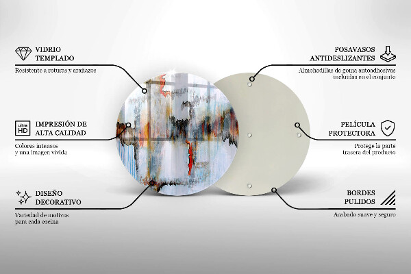 Chopping board Paints abstraction