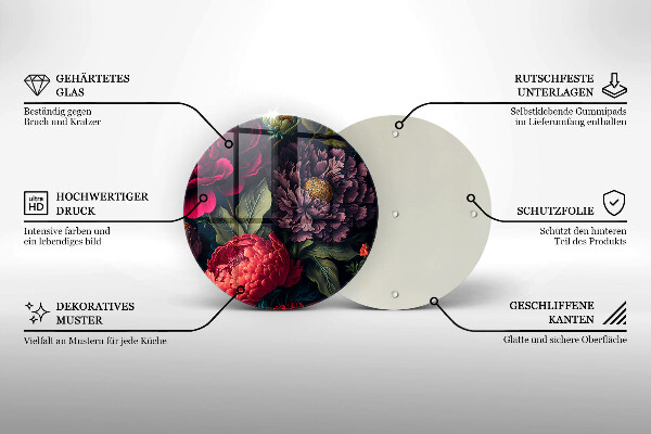 Chopping board Beautiful flowers