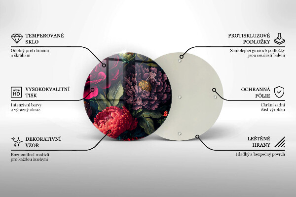 Chopping board Beautiful flowers