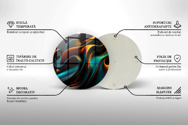 Chopping board Colorful abstraction