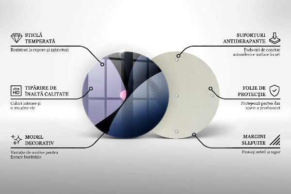 Glass worktop saver Abstraction shapes