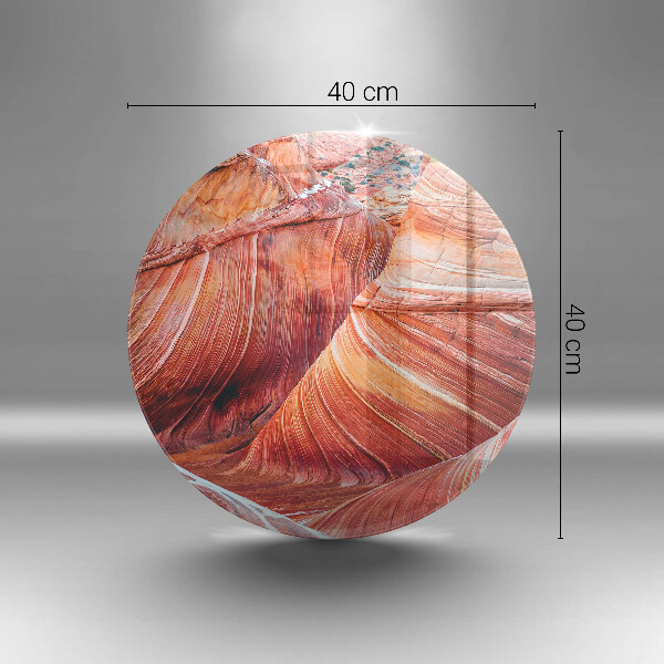 Chopping board glass Grand Canyon