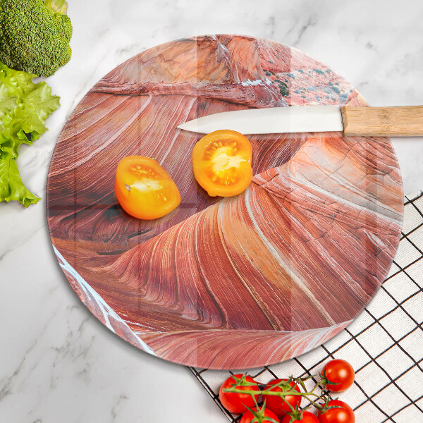 Chopping board glass Grand Canyon
