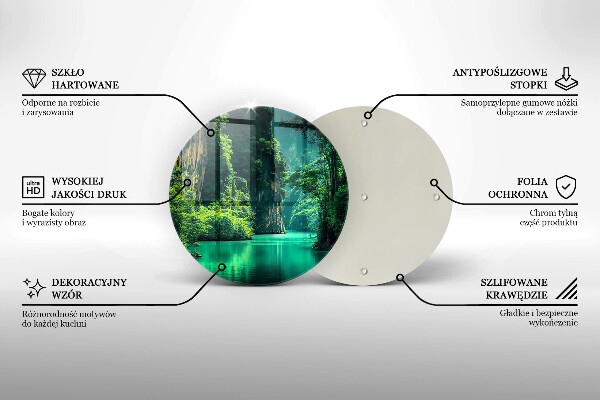 Cutting board Laguna landscape