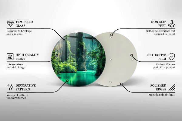 Cutting board Laguna landscape