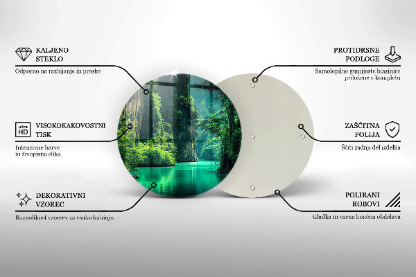 Cutting board Laguna landscape