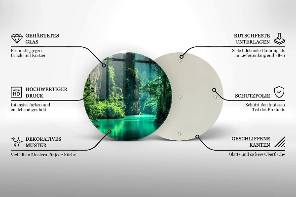 Cutting board Laguna landscape