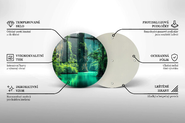 Cutting board Laguna landscape