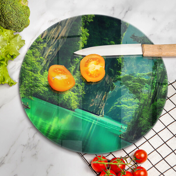 Cutting board Laguna landscape