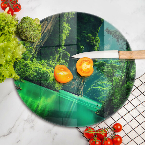 Cutting board Laguna landscape