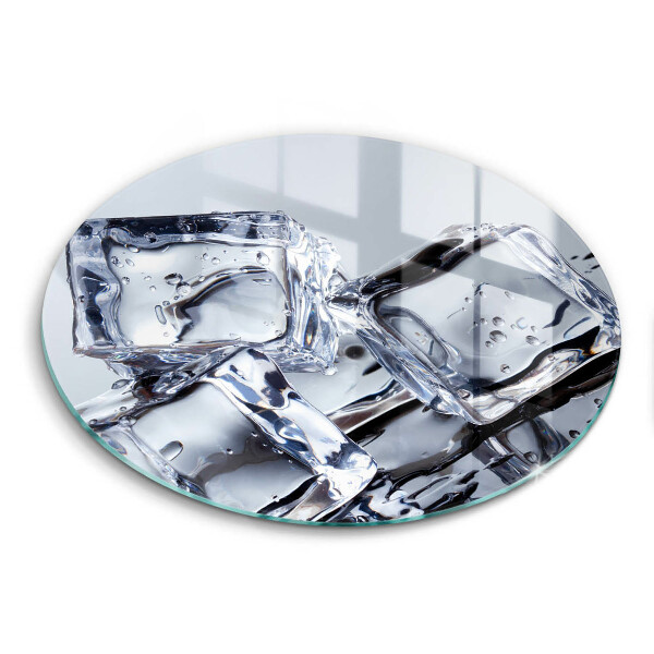 Glass worktop saver Ice cubes