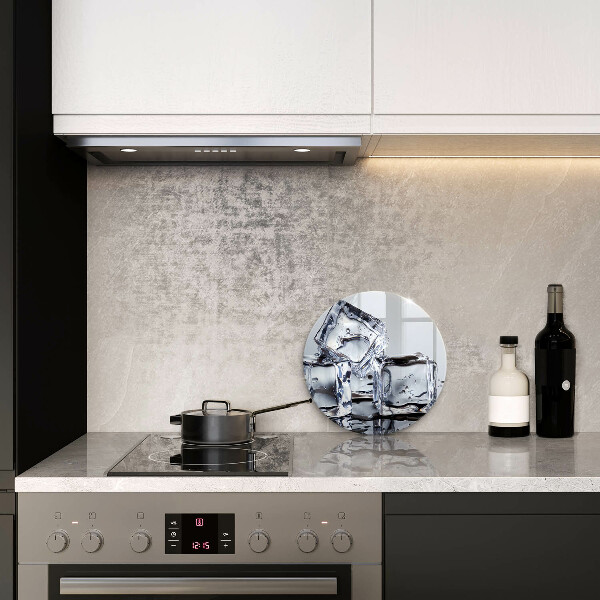 Glass worktop saver Ice cubes