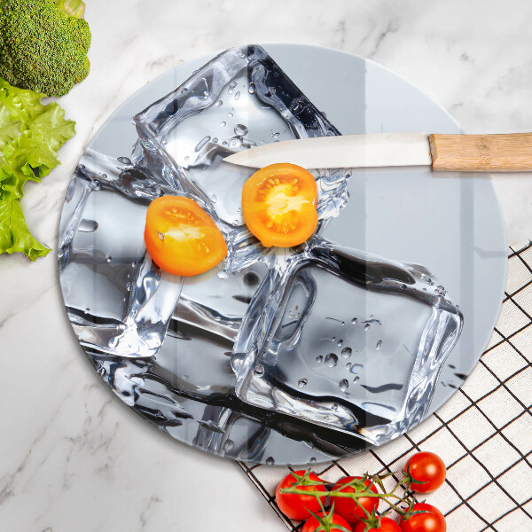 Glass worktop saver Ice cubes