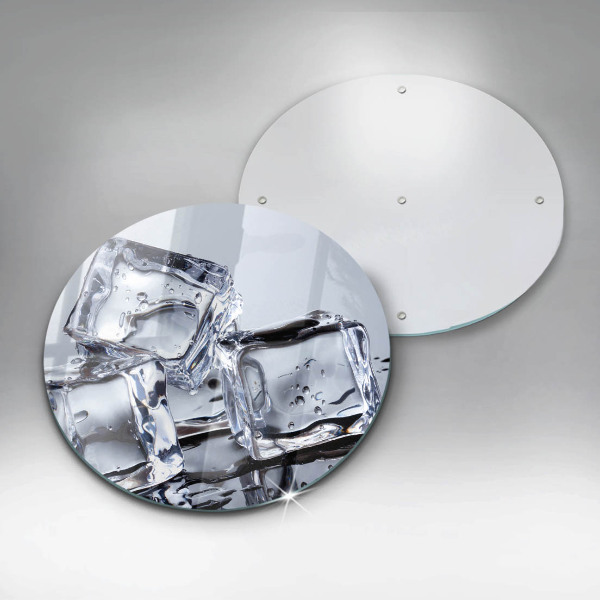 Glass worktop saver Ice cubes