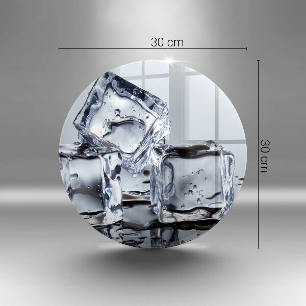 Glass worktop saver Ice cubes