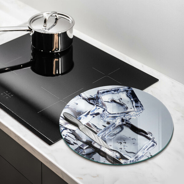 Glass worktop saver Ice cubes