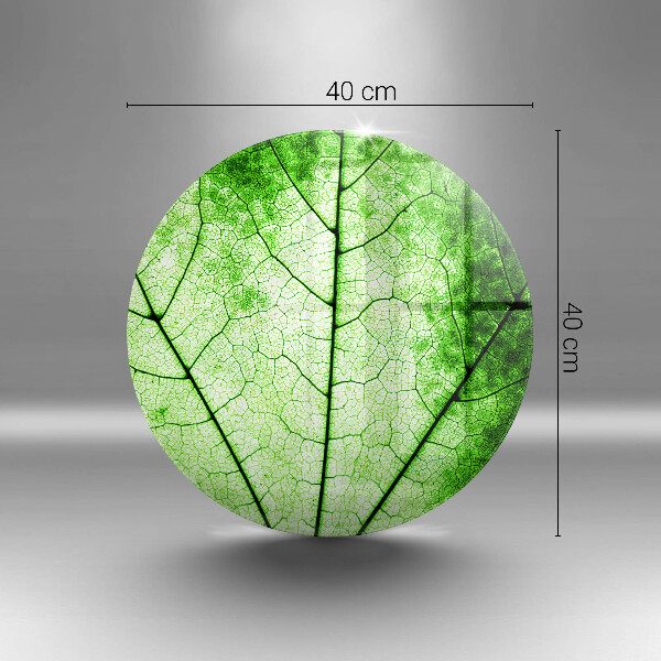 Glass worktop saver Decorative leaf