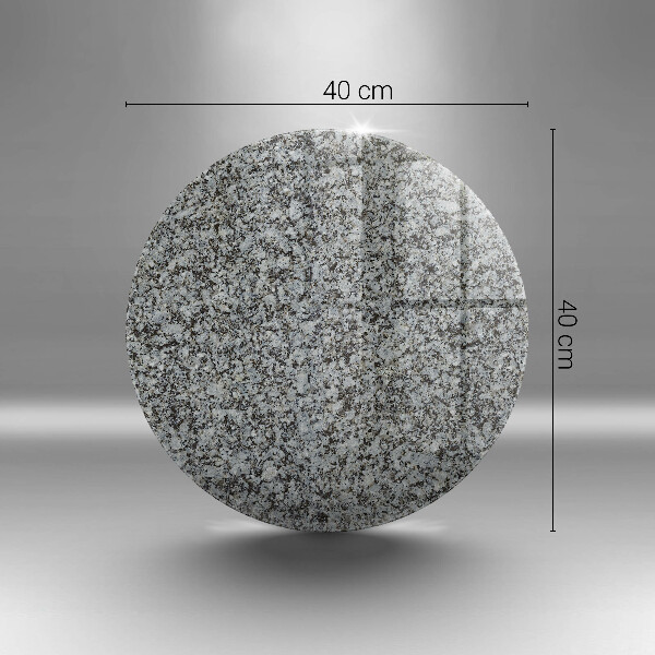 Glass worktop saver Stone texture