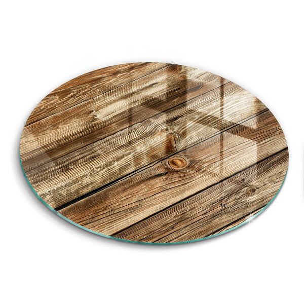 Glass worktop saver Wood texture boards