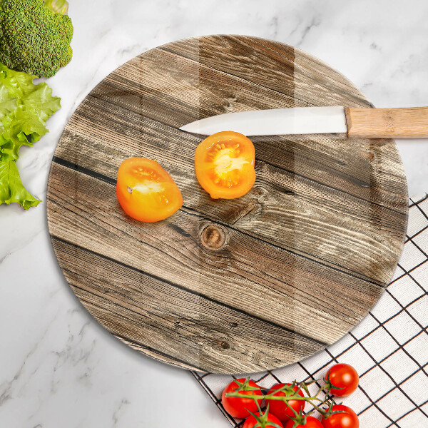 Glass worktop saver Wood texture boards