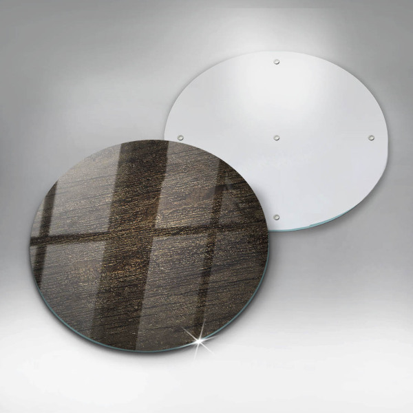 Glass worktop saver Wood texture