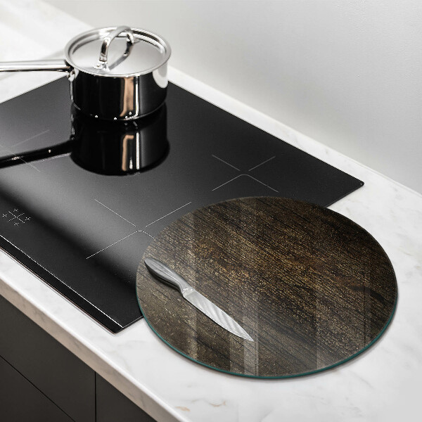 Glass worktop saver Wood texture