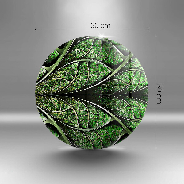 Chopping board glass Vein leaf structure