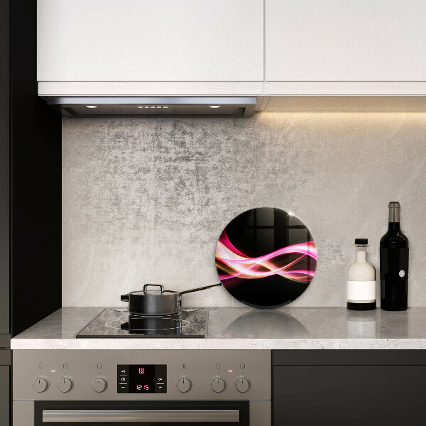 Chopping board Neon Smoke abstraction