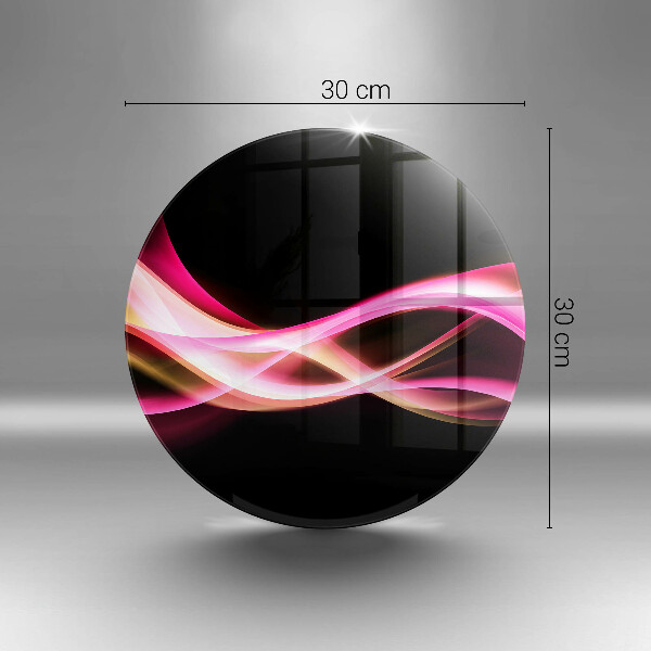 Chopping board Neon Smoke abstraction