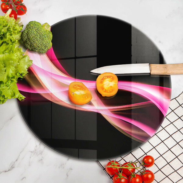 Chopping board Neon Smoke abstraction