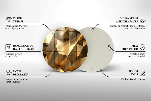 Chopping board glass Background abstraction structure