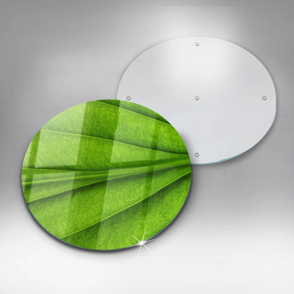 Glass worktop protector Nature leaf veins