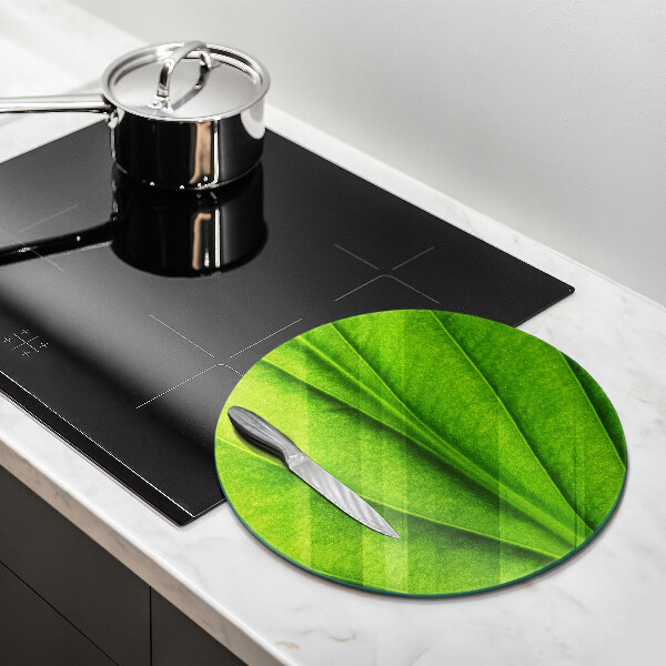 Glass worktop protector Nature leaf veins
