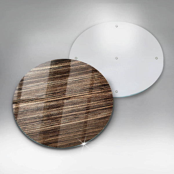 Glass worktop protector Wood texture