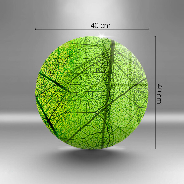 Glass worktop protector Natura leaves