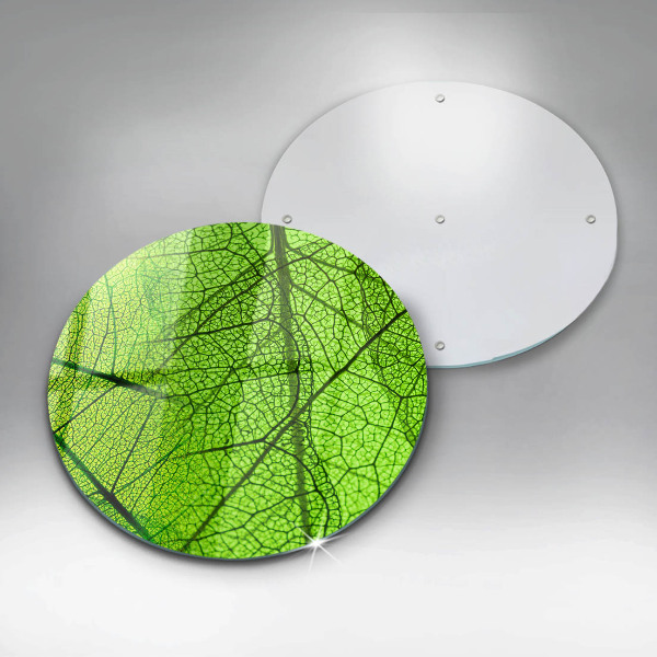 Glass worktop protector Natura leaves