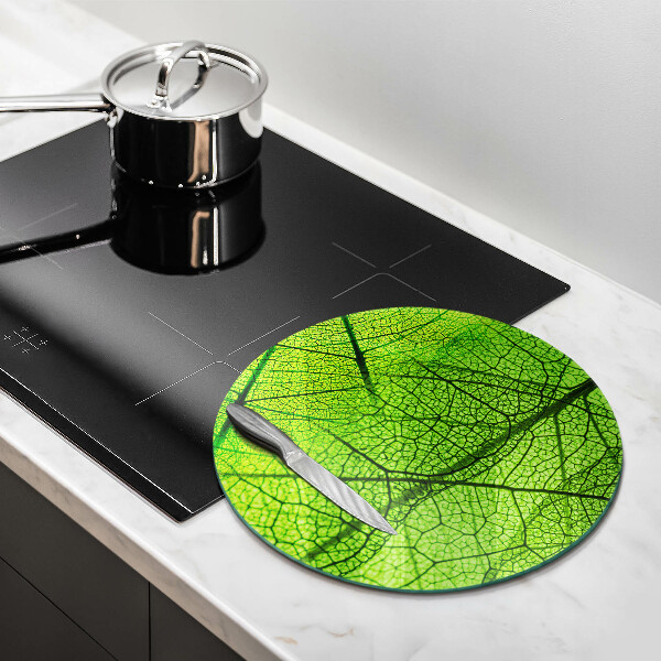 Glass worktop protector Natura leaves