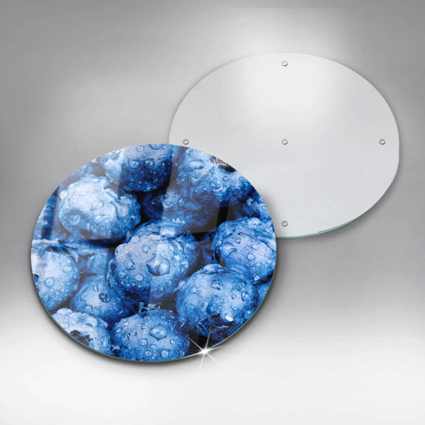 Glass worktop protector Juicy blueberries
