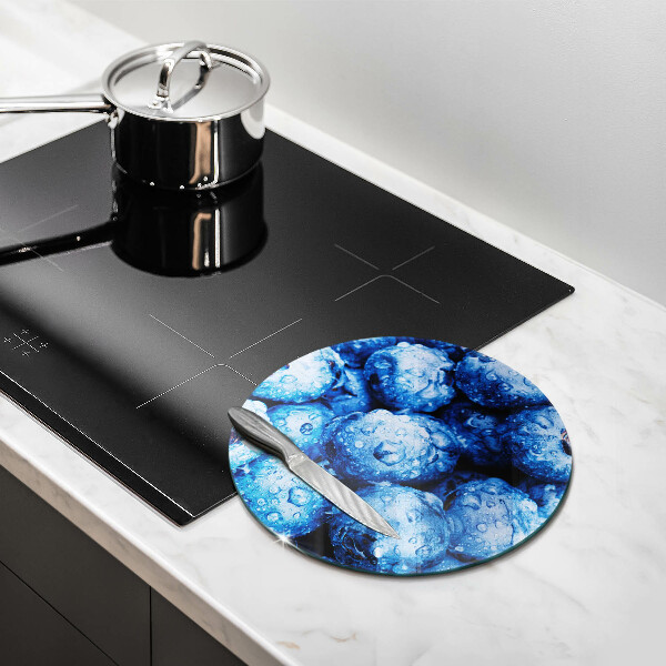Glass worktop protector Juicy blueberries