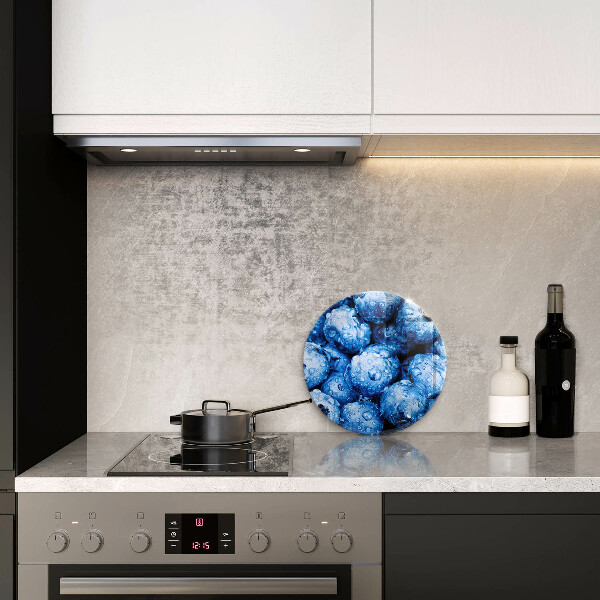 Glass worktop protector Juicy blueberries