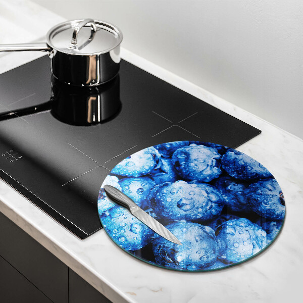 Glass worktop protector Juicy blueberries