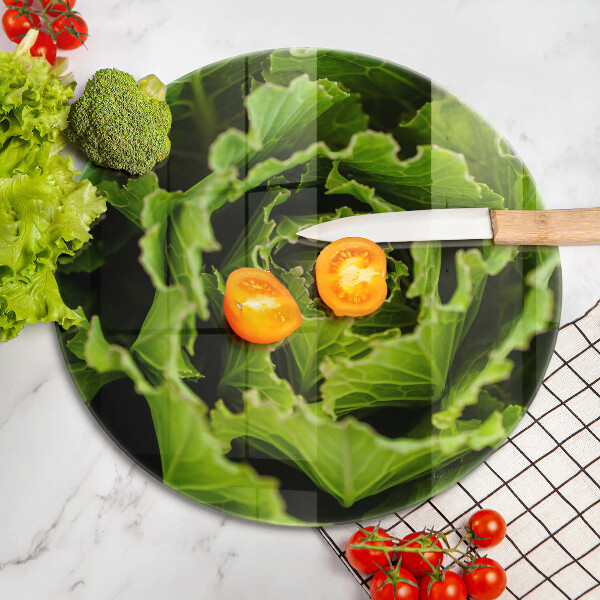 Glass worktop protector Food - lettuce