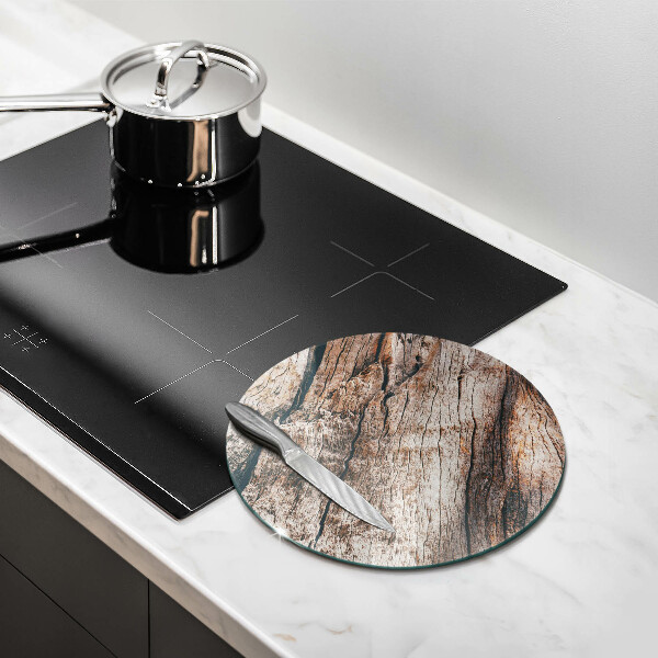 Glass worktop protector Wood structure