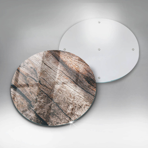 Glass worktop protector Wood structure