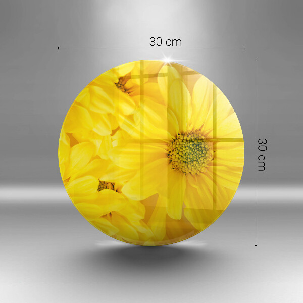 Glass worktop protector Flowers petals