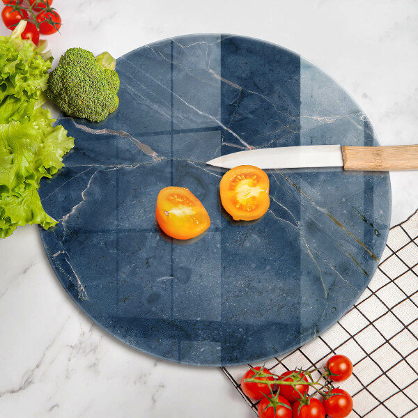 Chopping board glass Stone texture marble