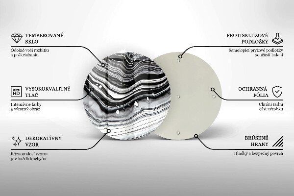 Kitchen worktop protector Ink abstraction