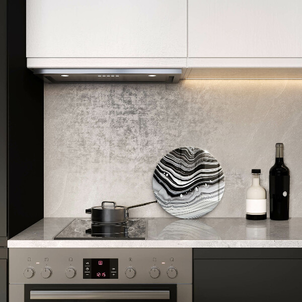 Kitchen worktop protector Ink abstraction